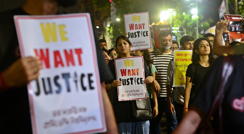 Kolkata’s Presidency University demands justice for RG Kar rape-murder victim