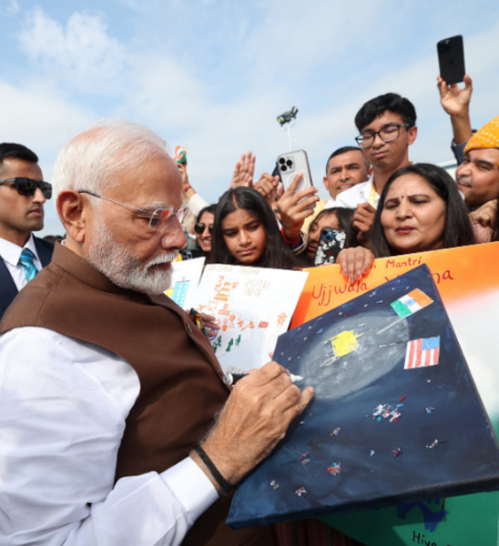 PM Modi arrives in US to warm Indian diaspora welcome; meets Joe Biden