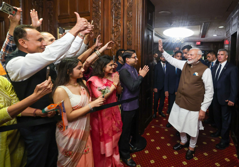 PM Modi arrives in US to warm Indian diaspora welcome; meets Joe Biden