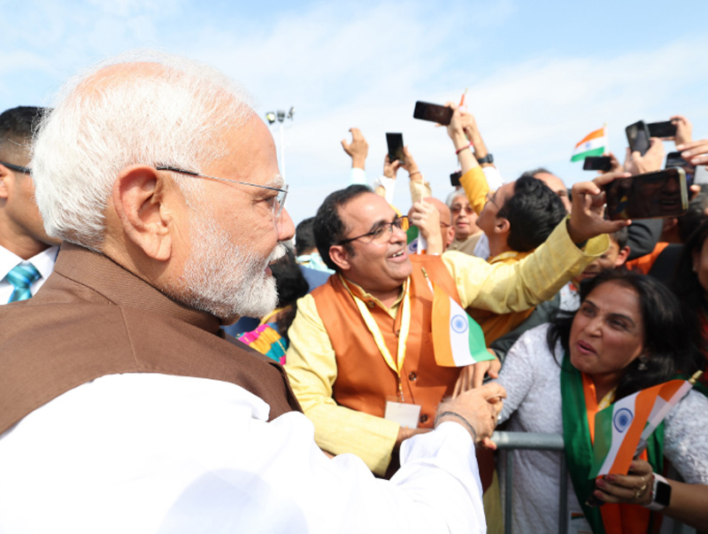 PM Modi arrives in US to warm Indian diaspora welcome; meets Joe Biden