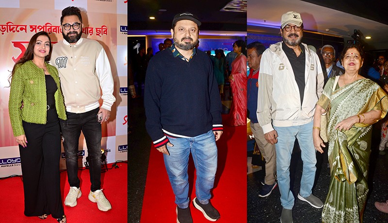 In images: Premiere of Raj Chakraborty's Shontaan starring Mithun Chakraborty, Ritwick, Subhashree