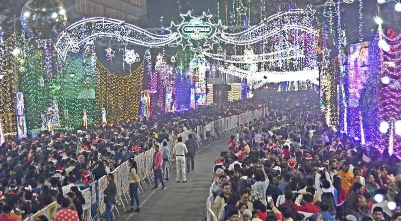 Glimpses of Christmas celebrations in Kolkata