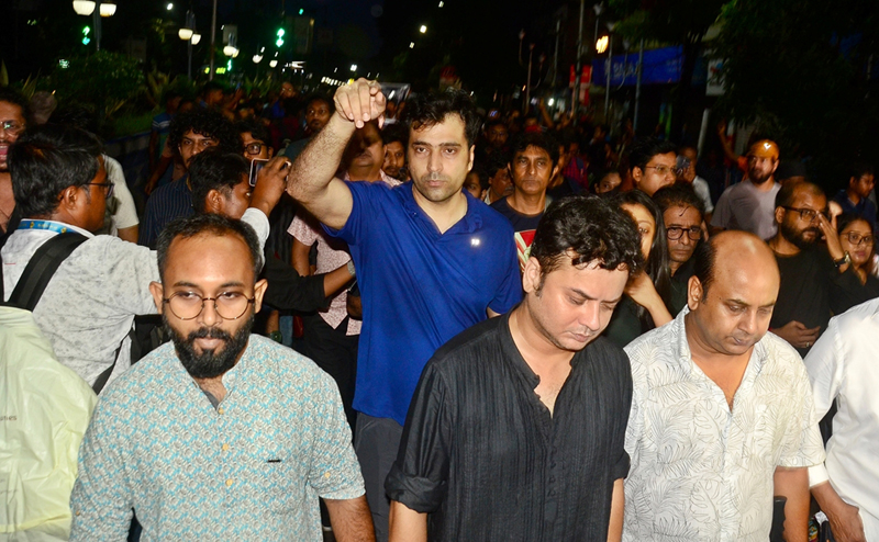 Bengali film fraternity protests against RG Kar rape-murder