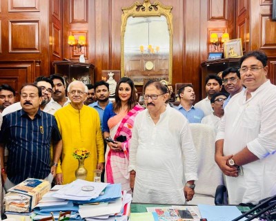 Bengal Guv slams Speaker Biman Banerjee for administering Sayantika Banerjee, Reyat Hossian's oath