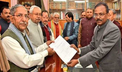 Bihar: Nandkishor Yadav of BJP files nomination for Assembly Speaker post