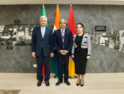 India, Armenia and Iran discuss regional developments during Trilateral Consultations