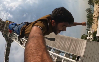 D Gukesh bungee jumps to celebrate World Chess Championship win