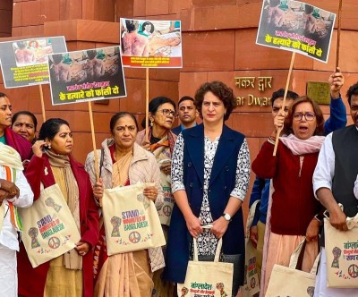 Throwing youths into war zone for employment is matter of shame: Priyanka Gandhi Vadra slams Yogi Adityanath