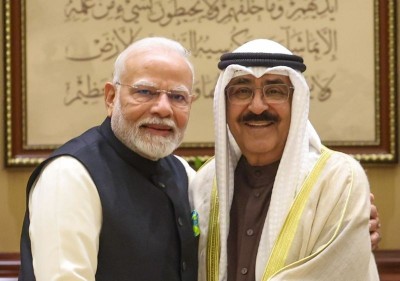 Indian PM Narendra Modi, Kuwait Amir Sheikh Meshal Al-Ahmad Al-Jaber Al-Sabah decide to elevate bond between two nations to 'Strategic Partnership'