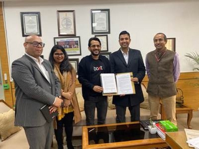 DPIIT inks MoU with Indian audio and wearables company boAt to mentor startups