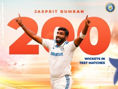 India-Australia fourth Test: Jasprit Bumrah completes 200 wickets in Test