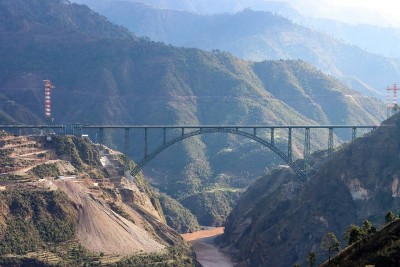 Jammu and Kashmir: Indian Railways conducts successful load test of Chenab Bridge