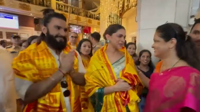 Deepika Padukone-Ranveer Singh, soon to become parents, offer prayers at Siddhivinayak Temple