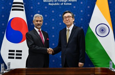 S Jaishankar co-chairs 10th India-S Korea joint commission with Korean counterpart