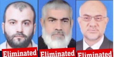 Israeli military confirms killing of three senior Hamas leaders in Gaza strike