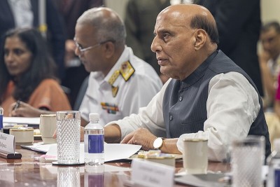 India keen on more American tie ups in defence space: Defence Min Rajnath Singh