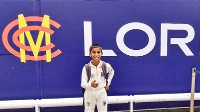 Youngest CAB cricketer at age 11 awarded emerging player of England tour