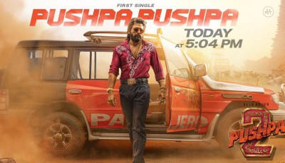 Pushpa 2: Allu Arjun's new poster unveiled ahead of Pushpa Pushpa song release