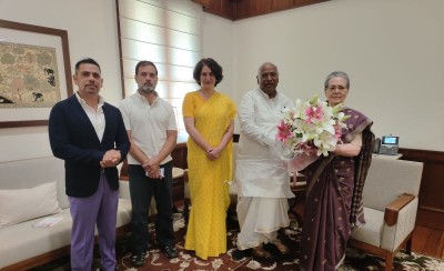 Sonia Gandhi takes oath as Rajya Sabha member