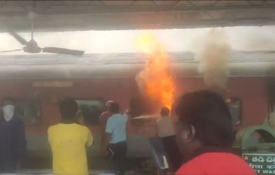 3 coaches of Korba-Visakhapatnam Express catches fire at Vizag station, passengers evacuated safely