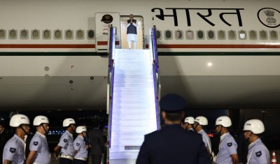 Indian PM Narendra Modi arrives in Brazil to attend G20 Summit