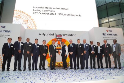 Hyundai Motor India shares list at 1.32% over IPO price at Rs 1,934 on NSE