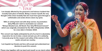 The world demands justice except Mamata Banerjee: BJP after Shreya Ghoshal reschedules Kolkata concert over RG Kar incident