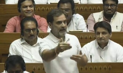 NEET is a commercial exam, designed for rich people: Rahul Gandhi slams Modi govt in Lok Sabha