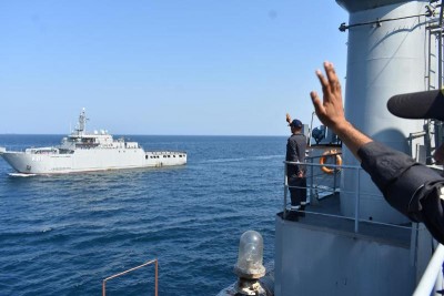 UAE: INS Shardul concludes visit to Port Rashid