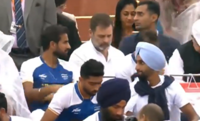 Rahul Gandhi becomes first Leader of Opposition in 10 years to attend Independence Day celebrations