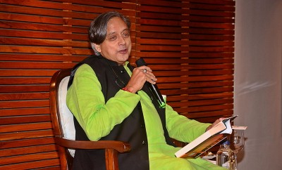 Shashi Tharoor releases his latest work in Kolkata; unveils Prabha Khaitan Foundation's book rack at Taj City Centre