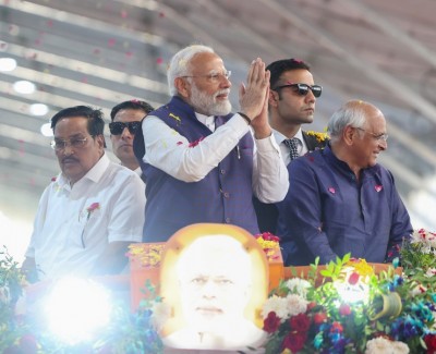 PM Modi dedicates to nation and lays foundation stone for multiple development projects worth more than Rs. 48,100 crores in Rajkot