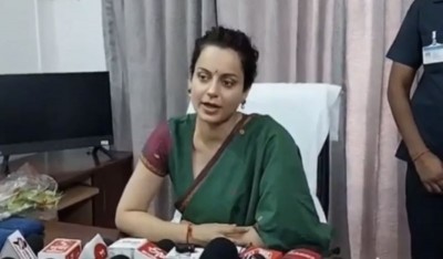 BJP MP Kangana Ranaut asks her visitors to bring Aadhaar card, sparks row