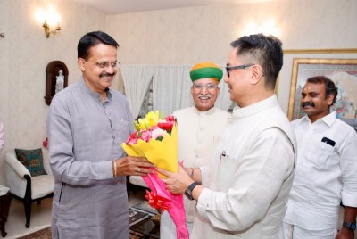 BJP MP Bhartruhari Mahtab takes oath as Pro-Tem Speaker, first session of Indian Parliament to begin shortly