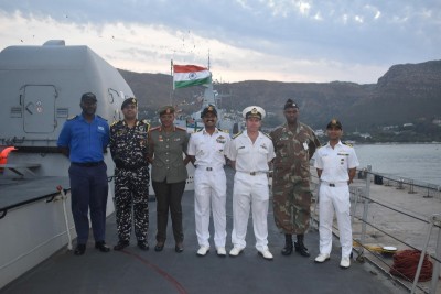 INS Talwar arrives in South Africa to participate in IBSAMAR exercise