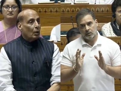 Rajnath Singh refutes Rahul Gandhi's Agnipath scheme claim in bitter Lok Sabha face off