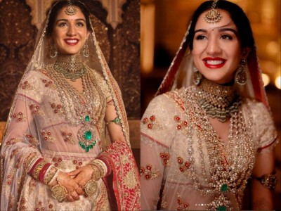 Radhika Merchant's bridal look is every bit ethereal. Check pics here