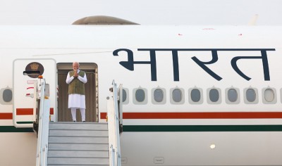 Looking forward to meeting top leaders, says PM Narendra Modi before leaving for BRICS Summit