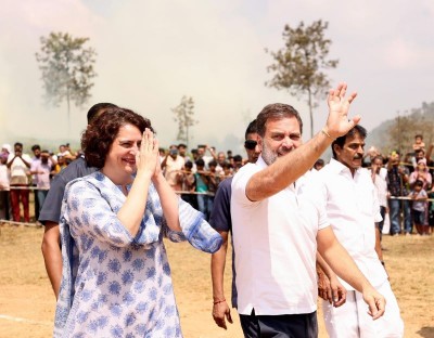 Amethi Congress wants candidate announced immediately, protests outside party office