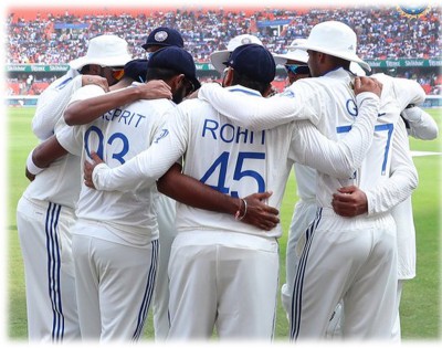 Tom Hartleypickes up seven wickets to help England beat India in first Test