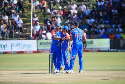 Shubman Gill hammers 66, Gaekwad contributes 49 as India post 182/4 against Zimbabwe