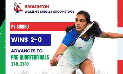 Paris Olympics: PV Sindhu cruises to Round 16 with her dominating show against Estonia's Kristin Kuuba