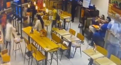 CCTV captures chilling murder inside Delhi Burger King, man shot 38 times