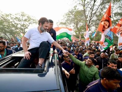 Rahul Gandhi challenges Assam CM, says not afraid of police case