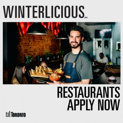 Toronto’s Winterlicious program receives reservations by participating local restaurants