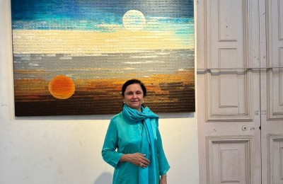 Kalpana Shah's paintings unveiled at Indian Museum in Kolkata