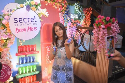 Trina Saha unveils Secret Temptation's new range of body mists