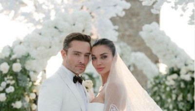 Amy Jackson and Ed Westwick are now officially married, check out the stunning images from wedding venue