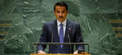 Qatar will continue to mediate for peace in Gaza, says Amir Al Thani while addressing UNGA