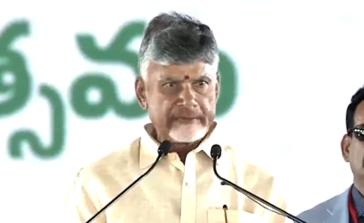 Chandrababu Naidu takes oath as Andhra Pradesh CM, Modi in attendance